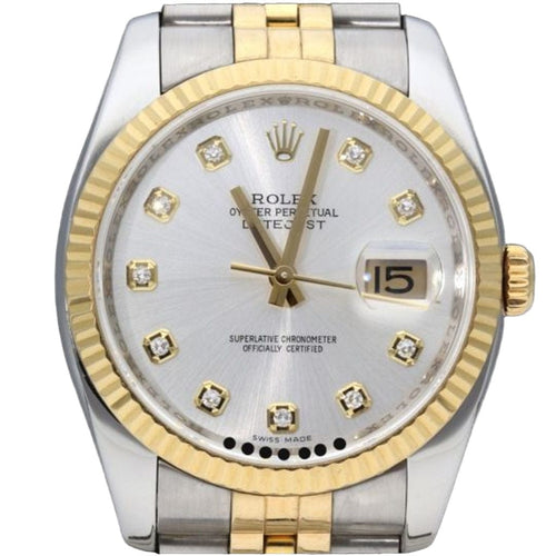Montre Rolex Montre Date Just 36 58 Facettes MT42552