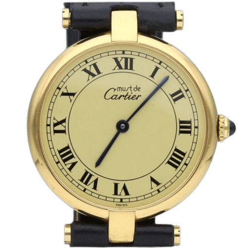 Montre Cartier Montre Must De Cartier Vermeil 58 Facettes MT41225