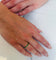Bague 17 Bague vintage avec émeraudes 58 Facettes 2505012