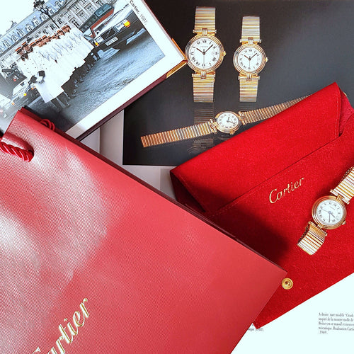 Bague Cartier Trinity Vendome Louis Cartier Trinity Date 83953 Three 18k golds with 3 Gold Strap + Folding Clasp Circa 1983 58 Facettes