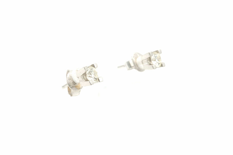 Boucles d'oreilles Boucles d'oreilles Années 70 en or blanc 18 carats serties de diamant 58 Facettes 22083