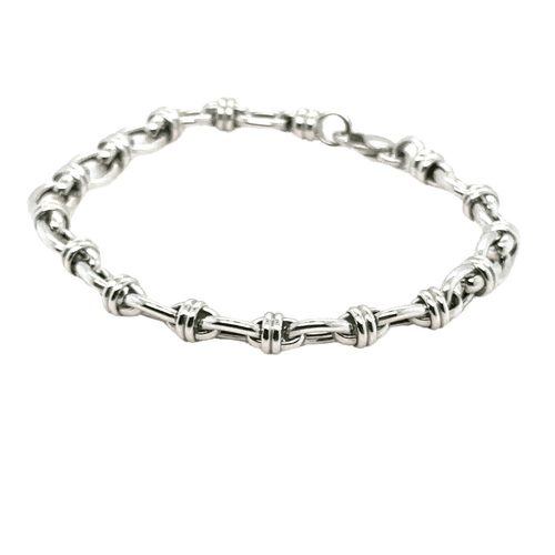 Bracelet Bracelet à Maillons - Or Blanc 58 Facettes 10049/19