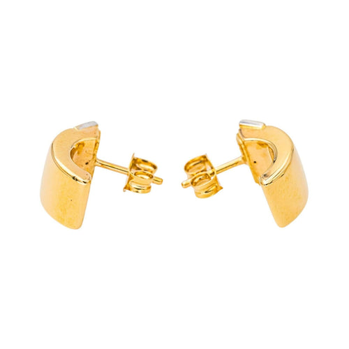 Boucles d'oreilles Boucles d'oreilles Or jaune, Or blanc Diamant 58 Facettes 4442382RV