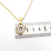 Necklace Necklace in yellow gold and diamonds 58 Facettes