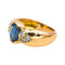 Bague 53 Bague Or jaune Saphir, Diamant 58 Facettes 4745022CN