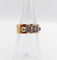 Bague 51.5 Bague jonc victorienne or rose 18k diamants taille ancienne (circa 1897) 58 Facettes A06142