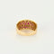 Bague 62 Bague jonc or jaune, rubis et diamants 58 Facettes 250172