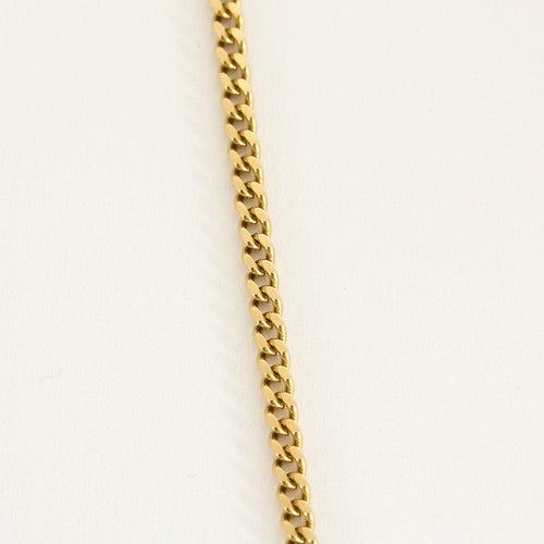 Collier Chaîne en or jaune à maille gourmette 58 Facettes DIE0977