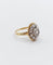 Bague 52 Bague marquise antique or jaune diamant taillés en roses 58 Facettes A05051