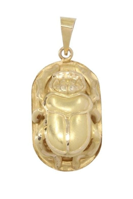 Pendentif Pendentif scarabée égyptien en or jaune 58 Facettes 089451