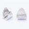 Boucles d'oreilles Triangle earrings gold with diamonds 58 Facettes N102939EJ