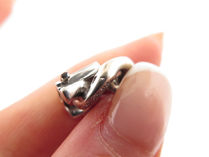 Bracelet bracelet EDOUARD NAHUM gourmette diamants 3.12ct en or blanc 18k 58 Facettes 269762