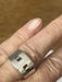 Bague 51 Hermès - Bague Bandeau Argent 58 Facettes LOT 6102