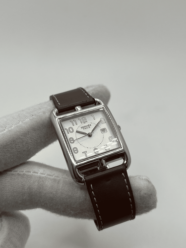 Montre Hermès - Montre Cape Cod Grand Modèle en acier 58 Facettes