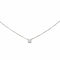 Collier Collier Solitaire Or blanc Diamant 58 Facettes 4520966RV