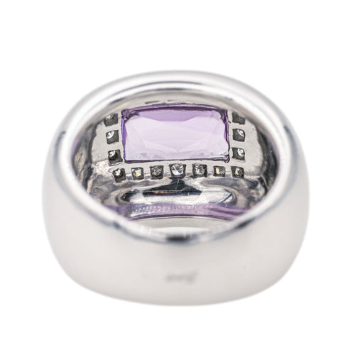 Bague 51 Poiray Bague Thessalie Or blanc Améthyste, Diamant 58 Facettes 3729462CN