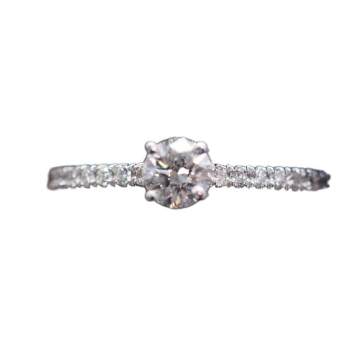 Bague 56 Bague Solitaire Diamant 0.40 carat 58 Facettes 3033