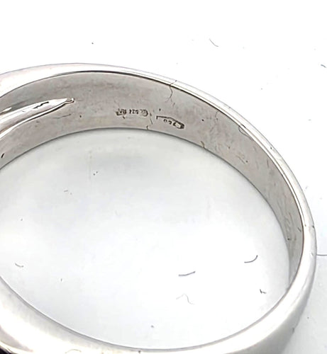 Bague 51 Bague en or blanc avec diamants 58 Facettes