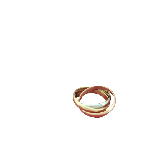 Bracelet Cartier - Bague de bracelet « Trinity » 3 ors 58 Facettes 32636