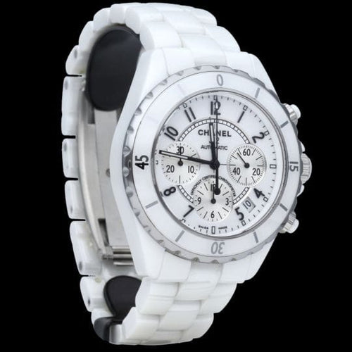 Montre Chanel Montre J-12 Chronograph Automatic Ceramic 58 Facettes MT44647