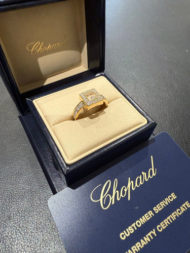 Bague 59 Chopard - Bague Or jaune Happy Diamonds 58 Facettes 1.0000538/2