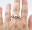 Bague Anello vintage en or blanc 18k avec perles et diamants 58 Facettes