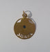 Pendentif Pendentif art nouveau or jaune et saphir mois AVRIL 58 Facettes