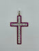 Pendentif Croix Diamants Rubis 58 Facettes 36601015