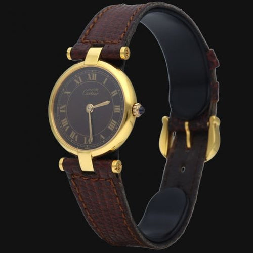 Montre Cartier Montre Must De Cartier Vermeil 58 Facettes MT41235