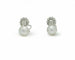 Boucles d'oreilles Boucles d'oreilles en or blanc ornées de perles australiennes, d'un diamant central et de pavés 58 Facettes 7304