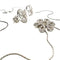 Collier Boucles d'oreilles et collier contemporains en or sertis de diamants 58 Facettes Q54B