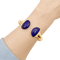 Bracelet Bracelet jonc, or jaune et lapis-lazuli. 58 Facettes 34603