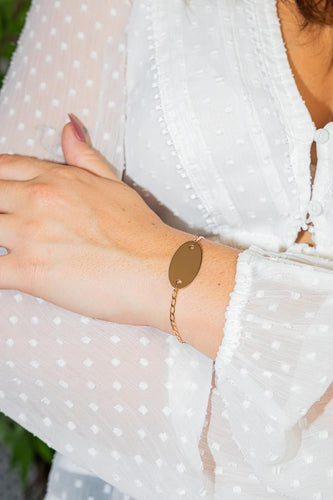 Ginette NY Bracelet Sequin Or rose 58 Facettes 2656021CN