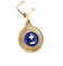 AUGIS - Pendentif médaille d'amour or jaune "+ qu'hier - que demain" - L'Élégante Bleue