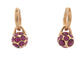 Boucles d'oreilles boucles d'oreilles POMELLATO harem rhodolite or rose 18k s 58 Facettes 268836