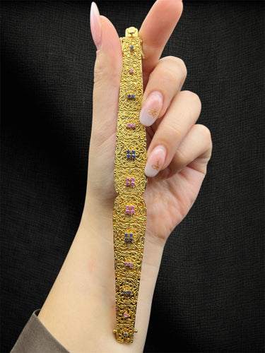 Bracelet Bracelet « Broderie féerique » 58 Facettes