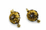 Boucles d'oreilles Boucles d'oreilles en or de style Art déco avec diamants 58 Facettes 50186
