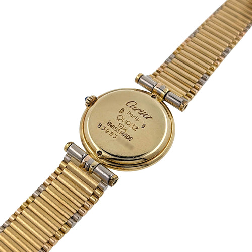 Bague Cartier Trinity Vendome Louis Cartier Trinity Date 83953 Three 18k golds with 3 Gold Strap + Folding Clasp Circa 1983 58 Facettes