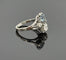 Bague 53 Bague ancienne Vous & Moi en or et platine, diamants et saphir 58 Facettes