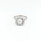 Bague 59 Bague Pompadour en or blanc Platine et diamants 58 Facettes 30884