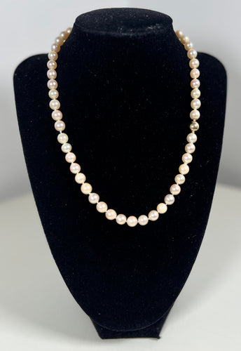 Collier Collier choker perles de culture blanches 46 cm fermoir or 58 Facettes