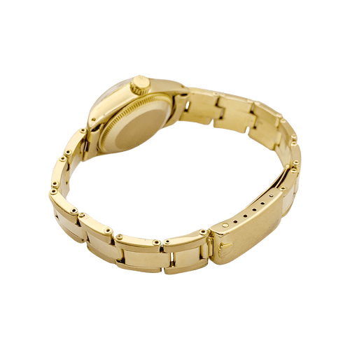 Montre Montre Femme Rolex, "Oyster Perpetual Datejust", or jaune. 58 Facettes 34471