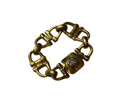 Bague 47 CARTIER VINTAGE - BAGUE SOUPLE OR JAUNE DIAMANT 58 Facettes