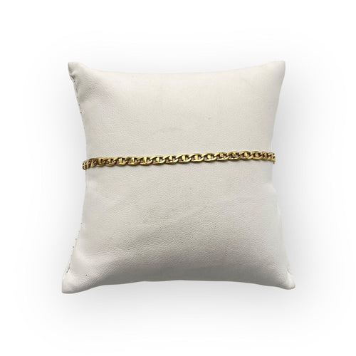 Bracelet maille marine en or jaune 750 (18k)
