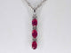 Pendentif Pendentif en or blanc avec diamants et rubis 58 Facettes 2138