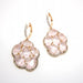 Boucles d'oreilles Boucles d'oreilles en or rose, diamants et quartz rose 58 Facettes D363868SO