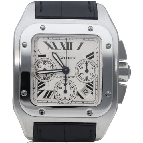 Montre Cartier Montre Santos 100 Xl Chronograph 58 Facettes MT42142
