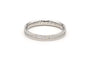 Bague contemporaine Tiffany&co Metro en or blanc 18 carats sertie de diamants