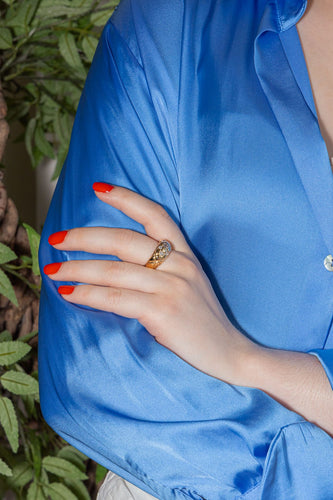 Bague 57 Bague  Or jaune Diamant 58 Facettes 3989807CN