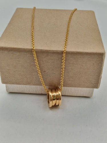 Collier Collier Bvlgari Bzero1 en or rose 18 carats 58 Facettes